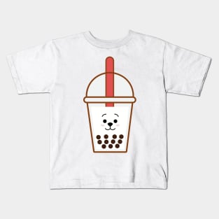 rj bubble tea Kids T-Shirt